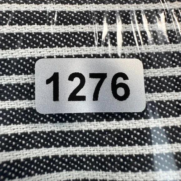 Ben Davis Men's 3XL Black White Hickory Stripe Half Zip Work Shirt Made in USA - Picture 10 of 10